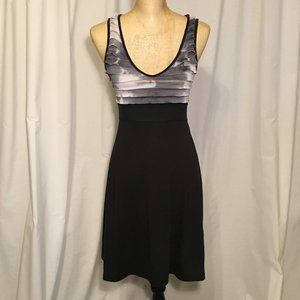 Energie Sleeveless Body Con Dress w/Tie Dye Ruffle